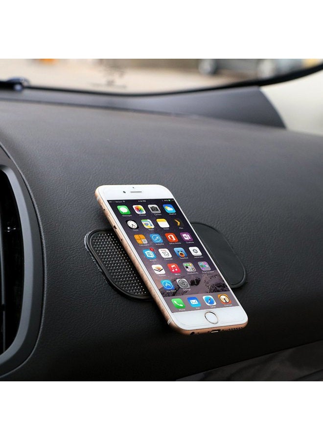 Bysameyee Car Dashboard Non Slip Mat, 5-Pack Anti-Slide Sticky Extra-Thick Dash Pad for Radar Detector, Cell Phone, Keys, Glass, Mirrors, Metal, GPS, Coins - Image 4